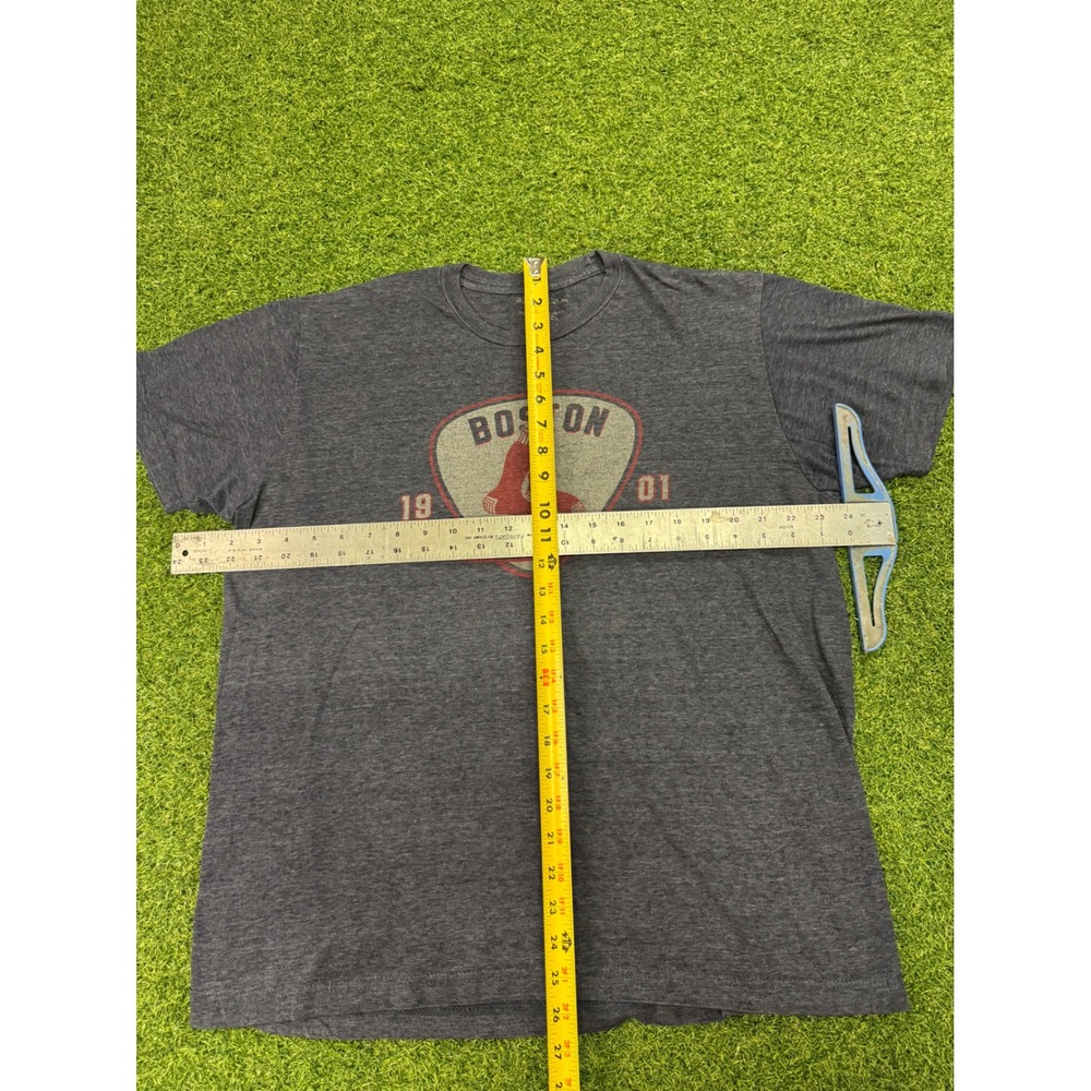 Boston Red Sox Graphic T-Shirt Mens XL Charcoal Heather Grey MLB Baseball Tee - Picture 5 of 5